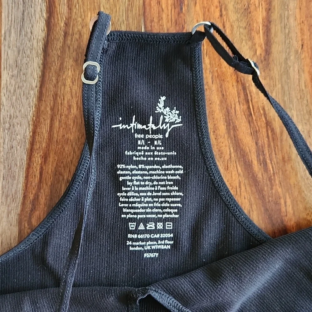 Beautiful, Sexy, Free People one piece, Body Suit, Size M/L, NWOT, Black - Picture 2 of 6